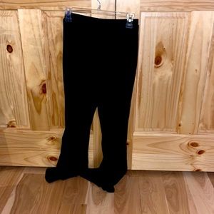 stretchy medium flare leggings from shein.